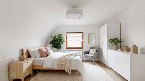 Schlafzimmer 1 Perspektive 1 - (KI generiert) - 