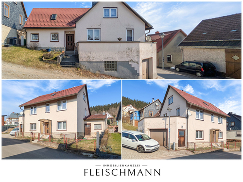 Außenansichten - Platz für Familie & Ideen – Einfamilienhaus mit 8 Zimmern & Terrasse in Rotterode