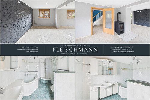 Küche / Bad /Wohnzimmer - 7 Zimmer Einfamilienhaus zum Kaufen in Bischofrod