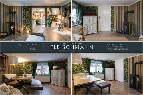 Blick in das EG - 5 Zimmer Einfamilienhaus in Suhl