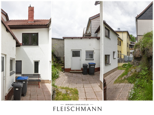 Hinter dem Haus - 5 Zimmer Einfamilienhaus zum Kaufen in Zella-Mehlis