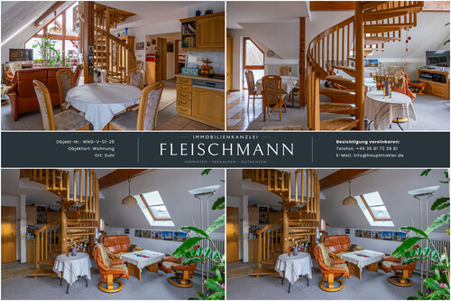 Wohnzimmer - Ebenen-Wechsel: Wohnen mit Eigenheim-Vibe