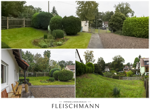 Blick in den Garten - Einfamilienhaus mit 120,00 m² in Bad Salzungen / Allendorf zum Kaufen