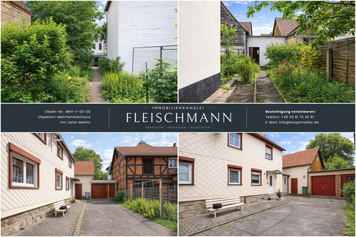 Hof und Gartenansicht - 8 Zimmer Einfamilienhaus in Zella-Mehlis