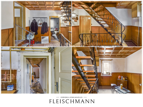 Treppenhaus/Flur - 8 Zimmer Einfamilienhaus in Schleusingen