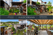 Überdachte Terrasse und Garten - 