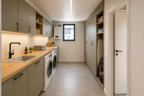 UG HWS mögliche Visualisierung KI-Visualisierung – unverbindliches Gestaltungsbeispiel. Ausstattung, Raumwirkung und tatsächliche Ausführung können abweichen. - Einfamilienhaus mit 121,50 m&sup2; in Eisfeld zum Kaufen