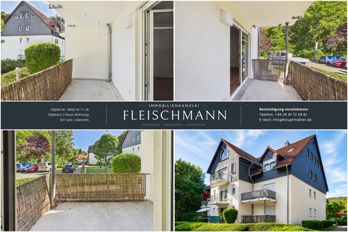 Balkon - 2 Zimmer 2- Zimmerwohnung zur Miete in Suhl