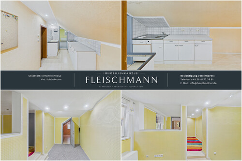 Küche und Esszimmer im OG - 7 Zimmer Einfamilienhaus in Schleusegrund