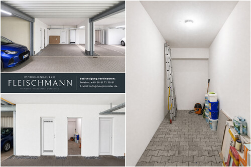 Garage m. Stellplatz u. Abstellraum - 