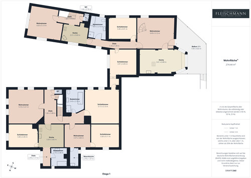 1. OG - 25 Zimmer 5- Zimmerwohnung in Schleusingen