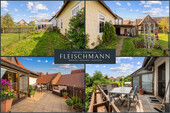 Terrasse - Historisches Kleinod mit Zukunftspotenzial: Wohnen und Arbeiten auf 750 m² Gesamtfläche
