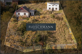 Garten von oben.jpg - Romantisches Naturparadies in Suhl – Freizeitgrundstück mit Panorama und Gestaltungsfreiheit