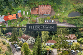 Blick von oben - 22 Zimmer Hotel, Pension, Gasthof zum Kaufen in Tambach-Dietharz