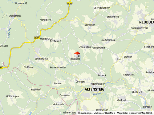 Geolyzer Kartenausschnitt - 