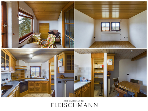 Küche und Wintergarten im Dachgeschoss - 