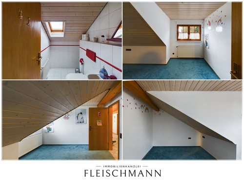 Kinderzimmer im Dachgeschoss - 