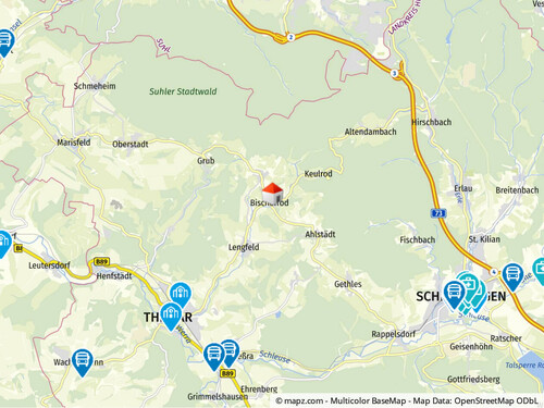 Geolyzer Kartenausschnitt - 