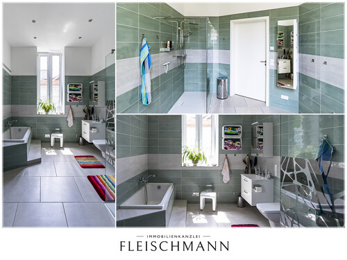 Badezimmer - 3 Zimmer Dachgeschoßwohnung in Suhl