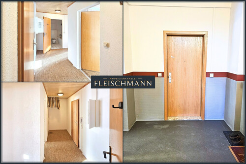 02-Eingang + Flur - 2 Zimmer Erdgeschoßwohnung zur Miete in Suhl