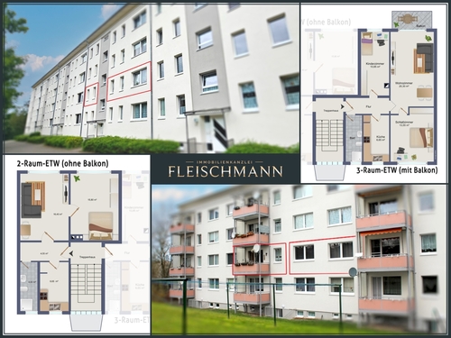 Außenansichten - 5 Zimmer Etagenwohnung zum Kaufen in Bad Salzungen