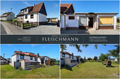 Außenansicht Haus und Garten - 3 Zimmer Doppelhaushälfte zum Kaufen in Zella-Mehlis