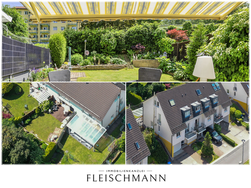 Garten+Rückansicht - 5 Zimmer Reihenhaus in Suhl