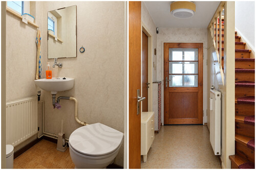 Gäste-WC u. Flur im EG - 