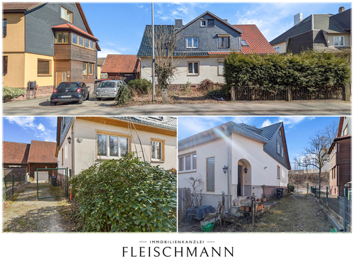 Außenansichten - 4 Zimmer Doppelhaushälfte in Steinbach-Hallenberg