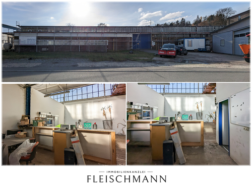 Außen + Büros - Lagerhaus zur Miete in Suhl / Heinrichs