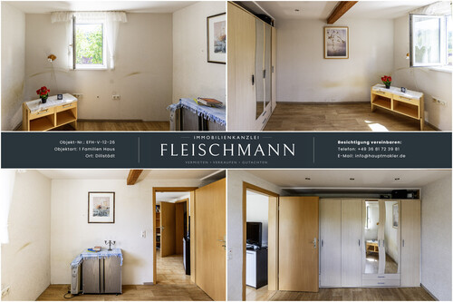 Schlafzimmer EG - Einfamilienhaus mit 100,00 m&sup2; in Dillstädt zum Kaufen