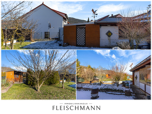 Blick in den Garten - 6 Zimmer Einfamilienhaus zum Kaufen in Plaue