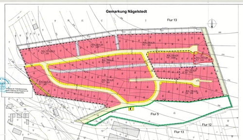 Genaue Lage des Grundstückes - Bad Salzungen-Nägelstedt: Grundstück mit perfekter Anbindung