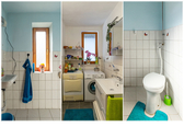 Gäste-WC mit Waschküche - 