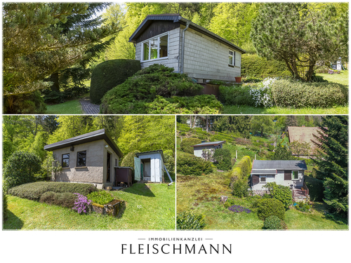 Außenansicht Gebäude - Idyllisches Freizeitgrundstück mit Weitblick in Zella-Mehlis