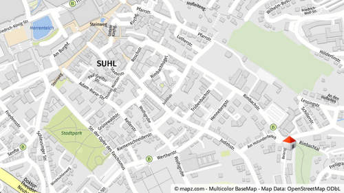 Geolyzer Kartenausschnitt - 