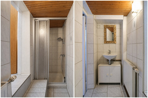 Dusche im Erdgeschoss - 