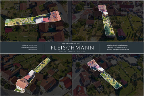 Blick von oben - 4 Zimmer Einfamilienhaus zum Kaufen in Schwarza