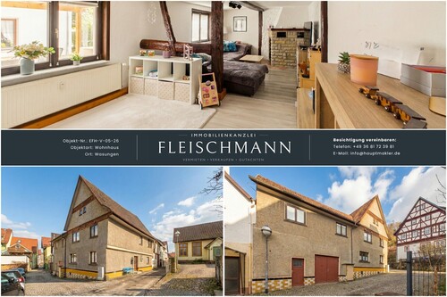 Wasungen - Zuhause mit Rhythmus: Großzügiges Einfamilienhaus in Wasungen sucht neue Geschichte