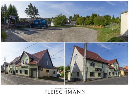 Außenansichten - Gastronomie-, Veranstaltungsobjekt und Pension mit Potenzial in attraktiver Lage von Suhl!