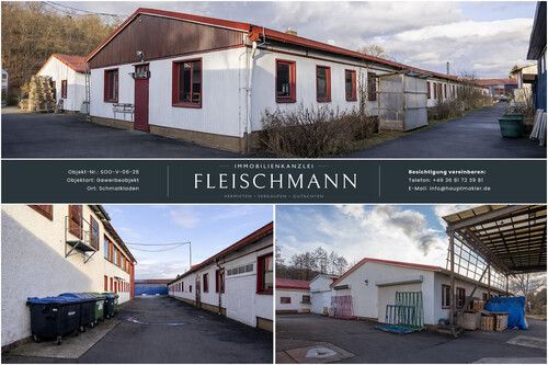 Außenaufnahmen - Gewerbeobjekt (Büro, Produktion, Verkauf) mit 83,40 m&sup2; in Schmalkalden zum Kaufen