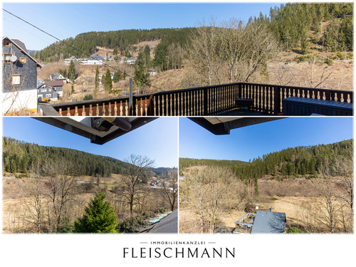 Blick von der Terrasse - 5 Zimmer Einfamilienhaus zum Kaufen in Neuhaus am Rennweg