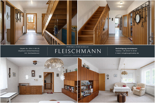 Eingangsbereich/ Wohnzimmer EG - 15 Zimmer Einfamilienhaus in Eisfeld