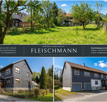 Einfamilienhaus mit viel Potenzial, Wintergarten, Partyraum und 5 Garagen - Eisfeld