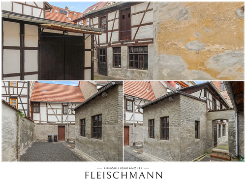Innenhof - Mehrfamilienhaus, Wohnhaus mit 114,00 m&sup2; in Neustadt an der Orla zum Kaufen