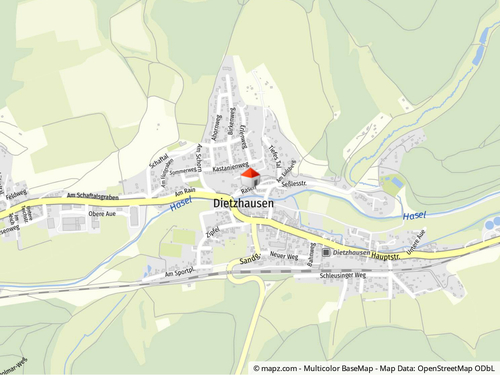 Geolyzer Kartenausschnitt - 
