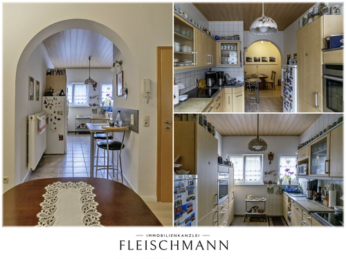 Gepflegte Küche mit Möbeln - 