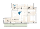 Grundriss FM EG - WNG 2 - 2 Zimmer Erdgeschoßwohnung in Suhl