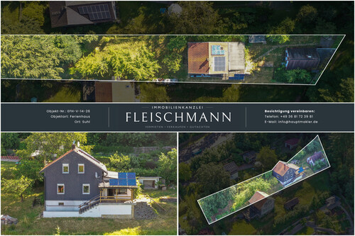 Drohnenaufnahmen - 5 Zimmer Ferienhaus in Suhl / Friedbergsiedlung