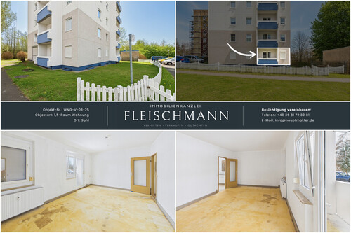 Ausblick - Top-Investment in Suhl: Gepflegte 33 m² Erdgeschosswohnung ohne Sanierungsstau oder Selbsteinzug?